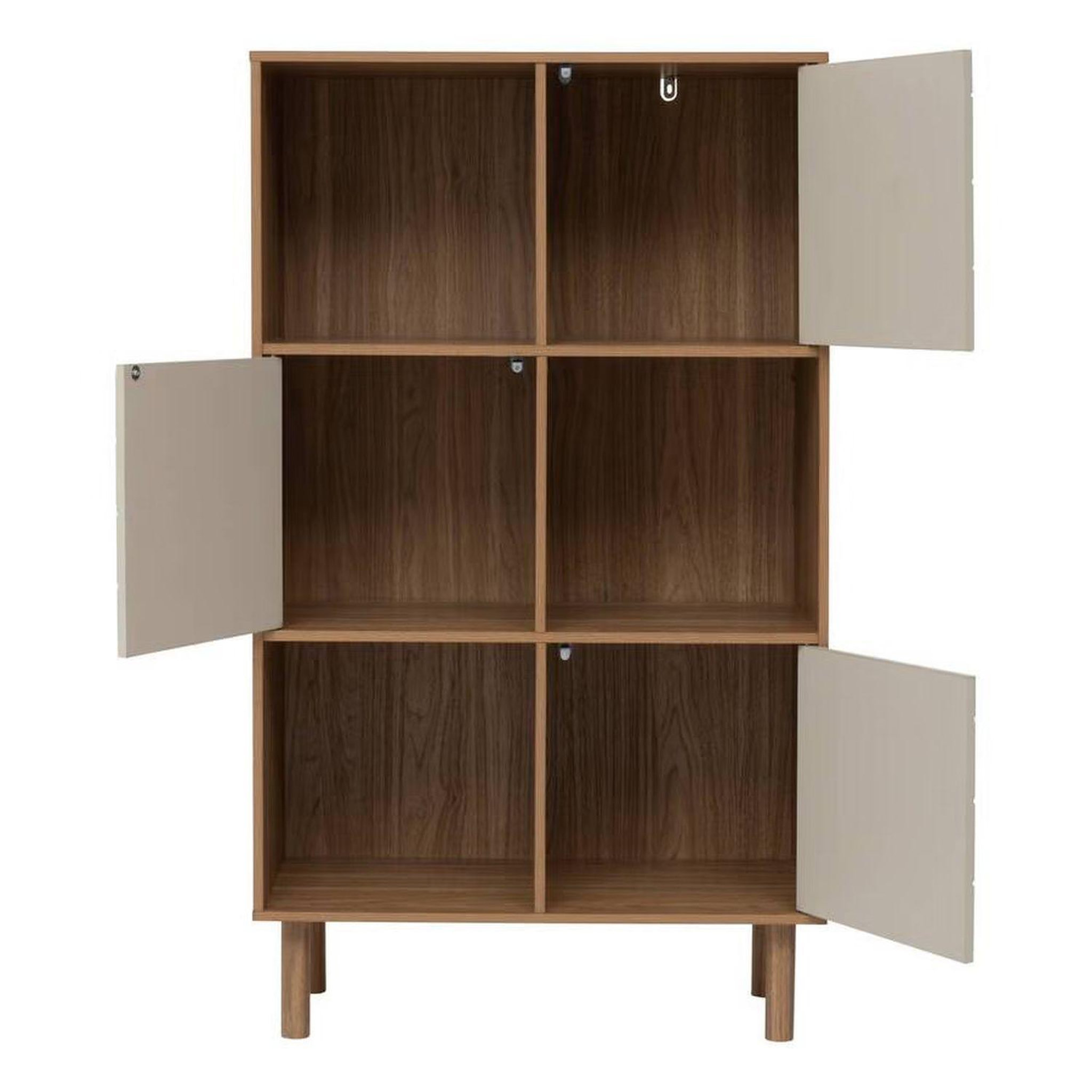 Voir la diapositive 4 : FIVE Etagère 6 cases mix n match - marron