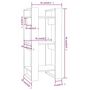 Voir la diapositive 6 : VIDAXL Bibliotheque/Separateur de piece Gris 41x35x91 cm Pin solide