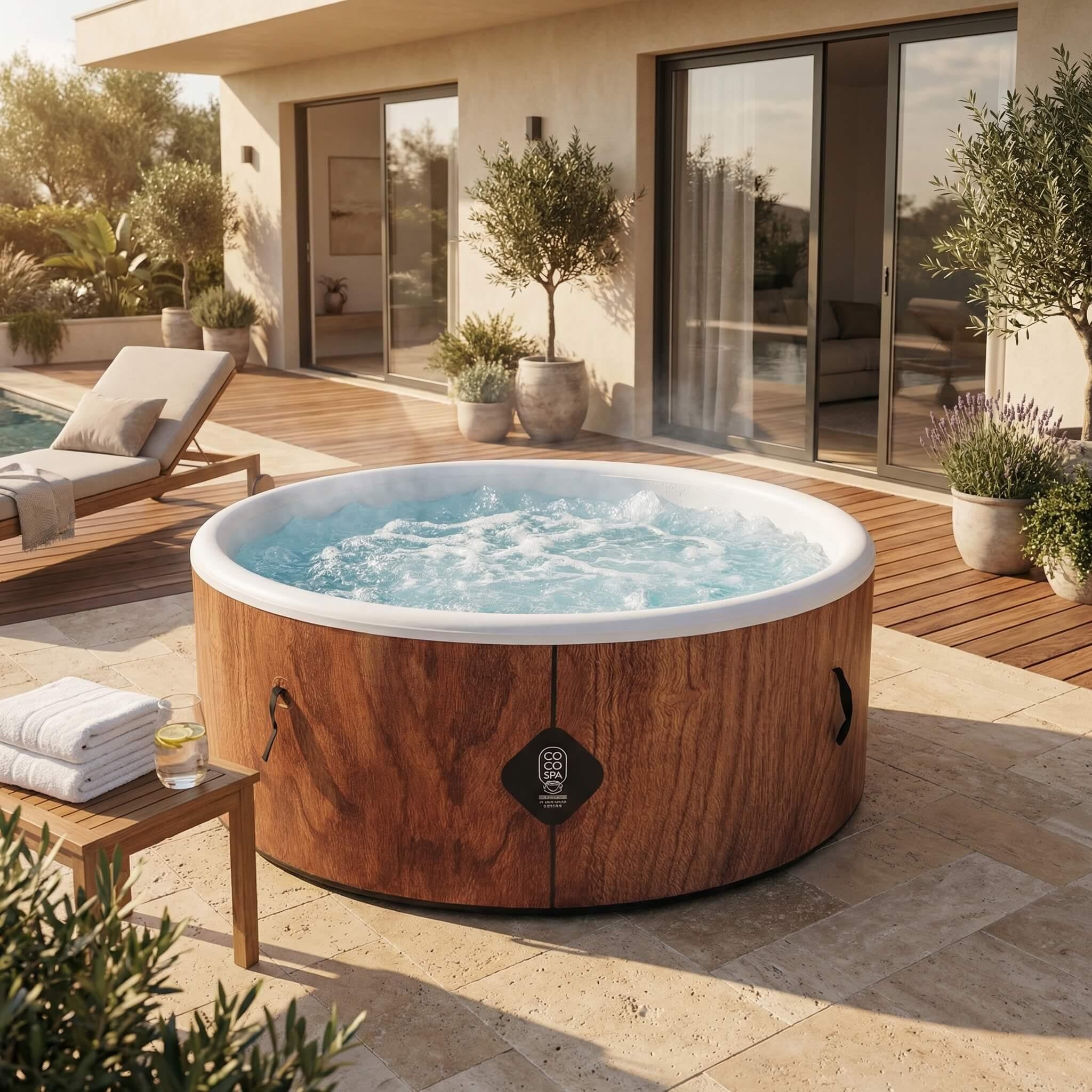 Voir la diapositive 2 : COCO SPA Spa gonflable Tahiti