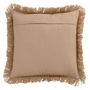 Voir la diapositive 2 : Paris Prix Coussin Déco  Fleur Abstraite  47x49cm Naturel
