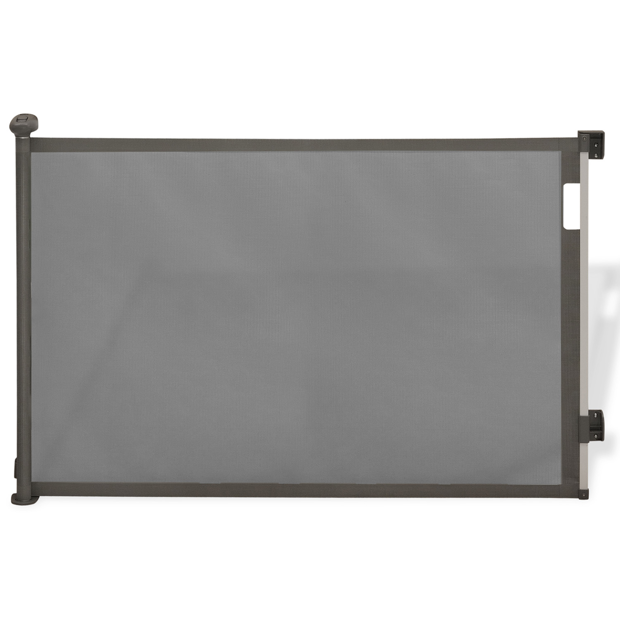Voir la diapositive 3 : ID MARKET Barrière de sécurité rétractable pour animaux domestiques 130 cm gris