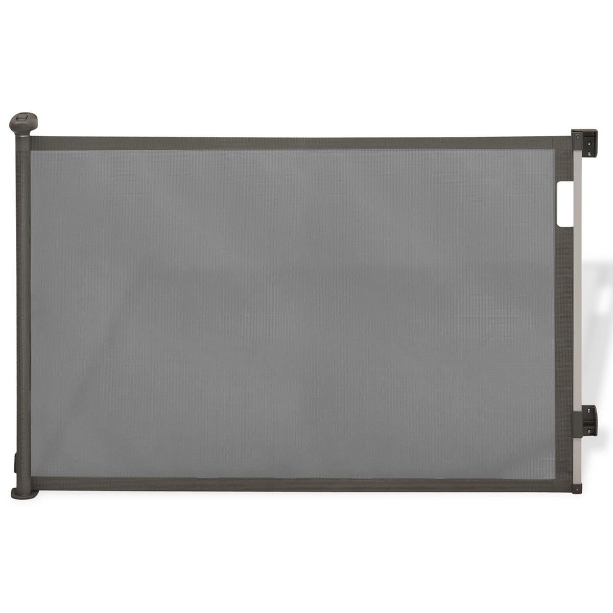 ID MARKET Barrière de sécurité rétractable pour animaux domestiques 130 cm gris