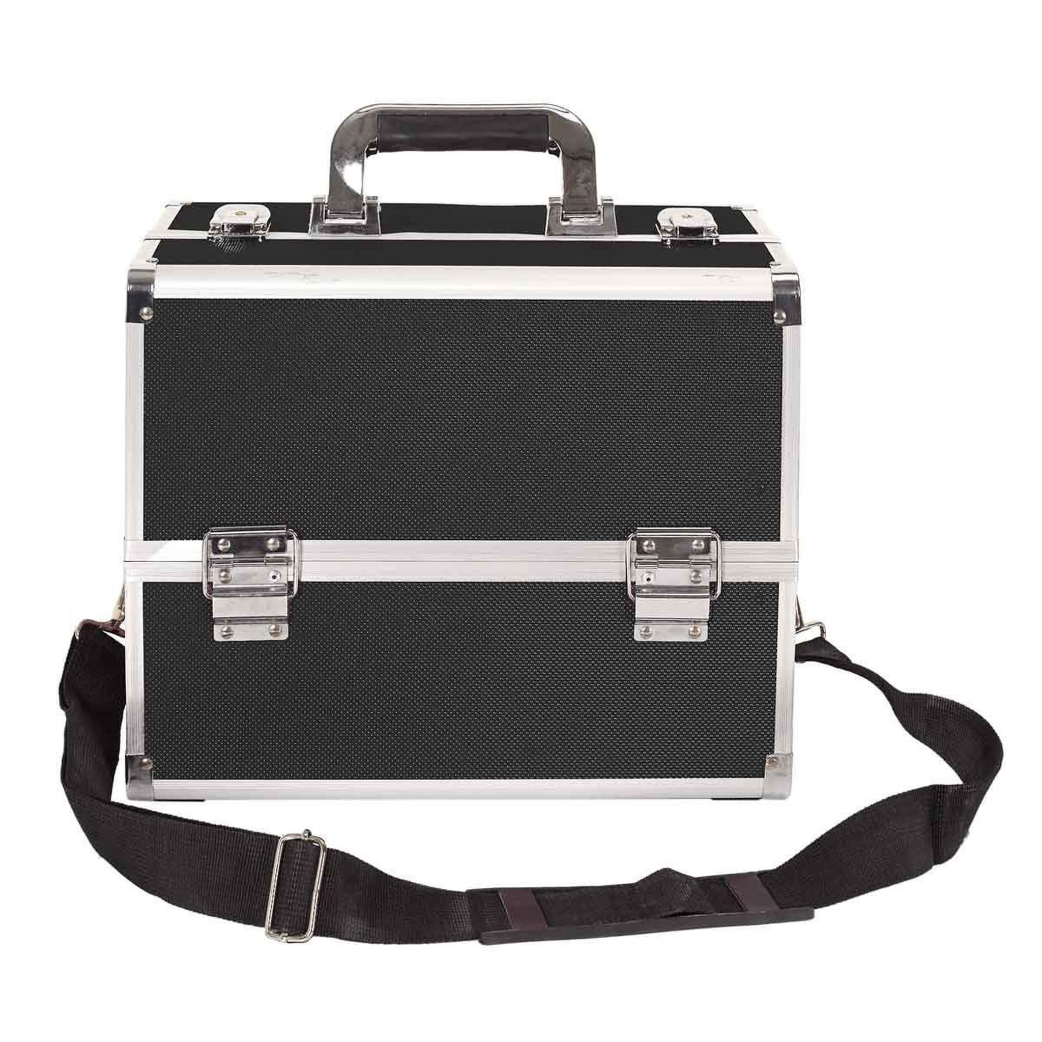 Voir la diapositive 1 : Cosmetic Club Mallette de Rangement Cosmétique  Vanity  32cm Noir