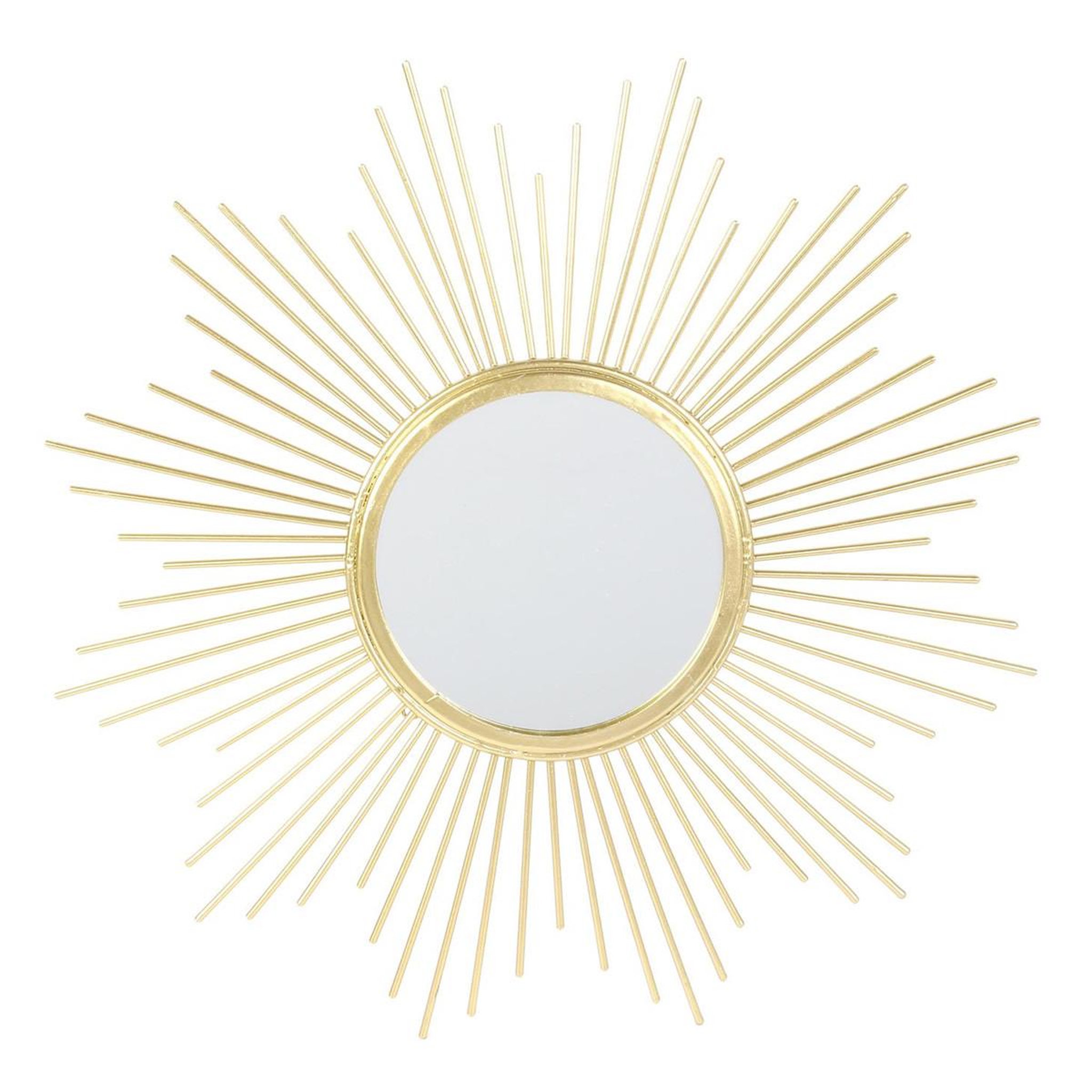 The Home Deco Factory Miroir Mural  Soleil  32cm Or