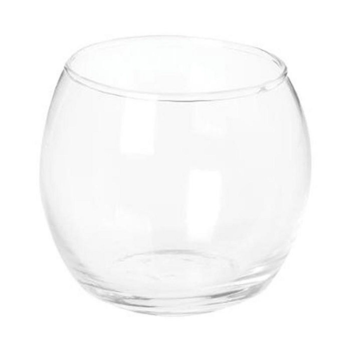 ATMOSPHERA Photophore en Verre  Rond  7cm Transparent