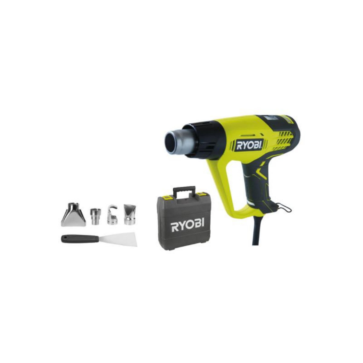 Ryobi Décapeur thermique RYOBI 2000W affichage LCD EHG2020LCD