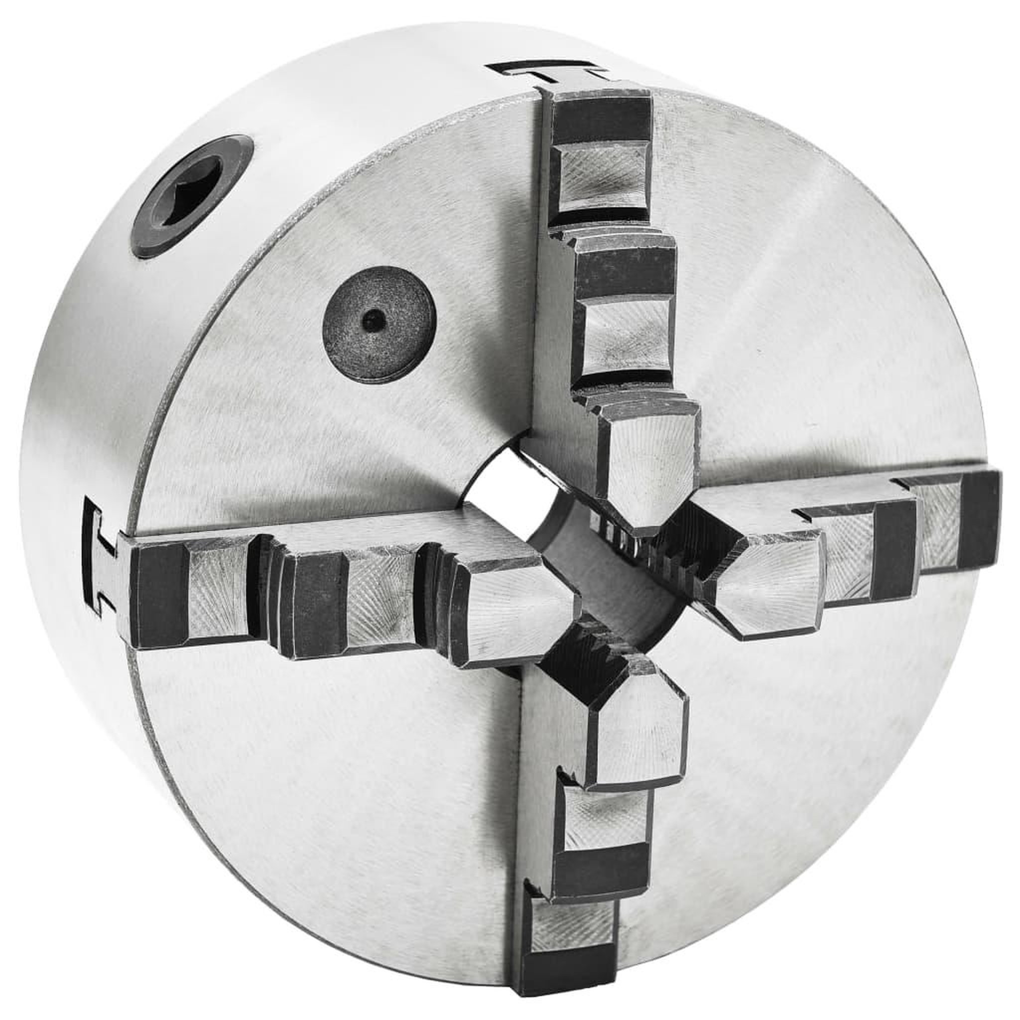 Voir la diapositive 1 : VIDAXL Mandrin de tour auto-centrant a 4 machoires 160 mm Acier