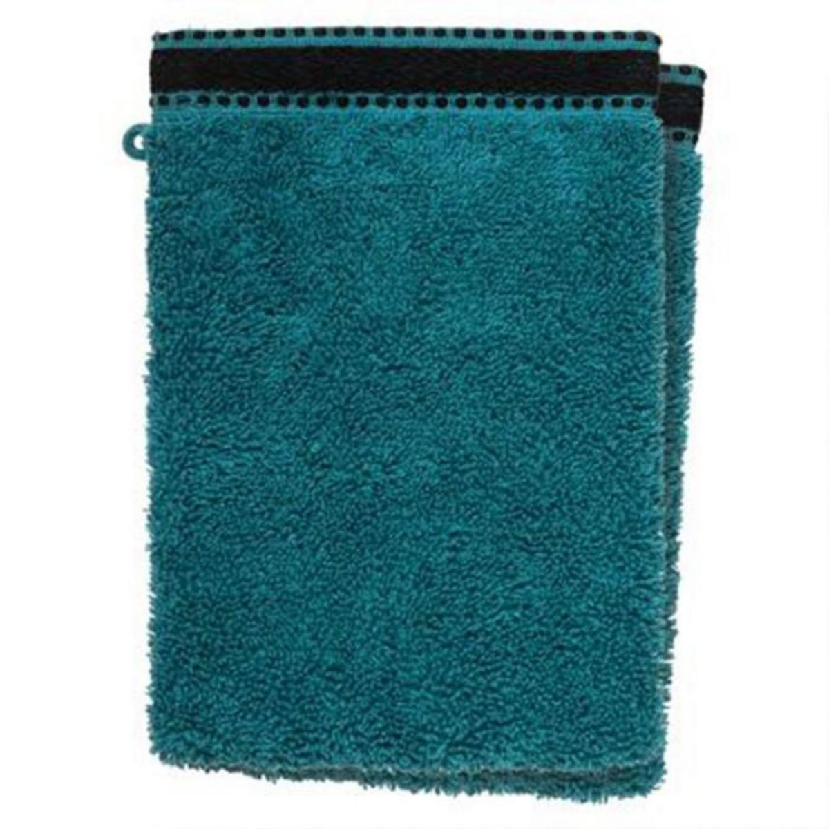 ATMOSPHERA Lot de 2 Gants de Toilette  Joia  15x21cm Bleu Canard
