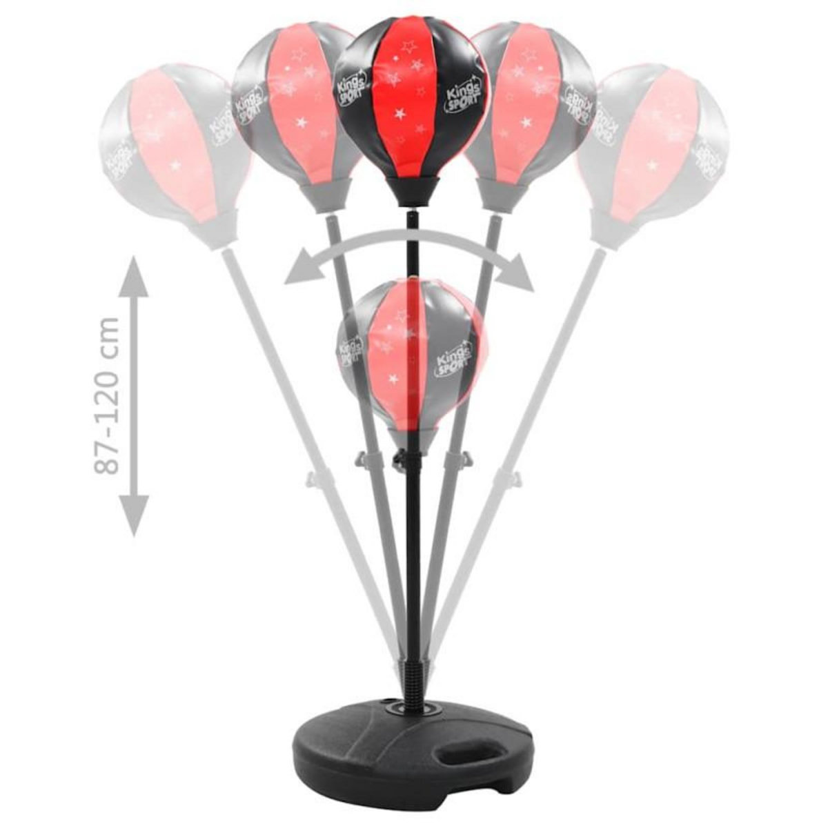 VIDAXL Ensemble de balle de frappe pour enfants 87 120 cm