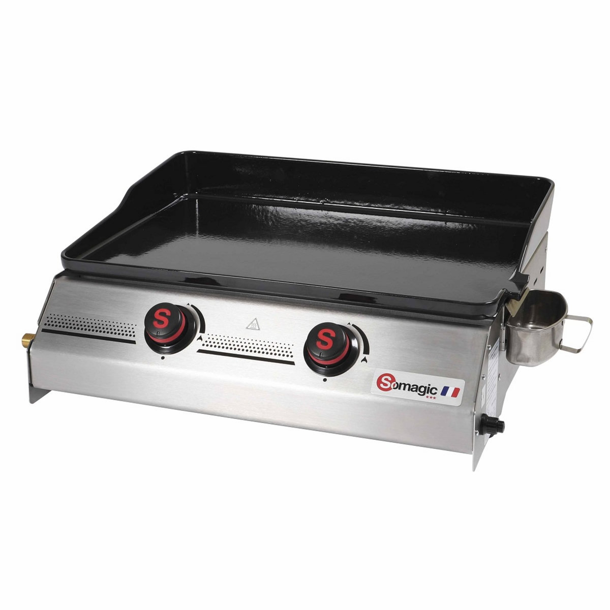 Somagic Plancha gaz 2 brûleurs PREMIUM 2