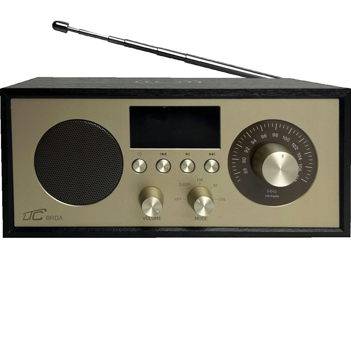 LTC AUDIO Enceinte portable bluetooth ltc Brda noir et or