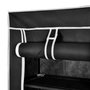 Voir la diapositive 5 : VIDAXL Porte-chaussures etageres 162 x 57 x 29 cm Noir