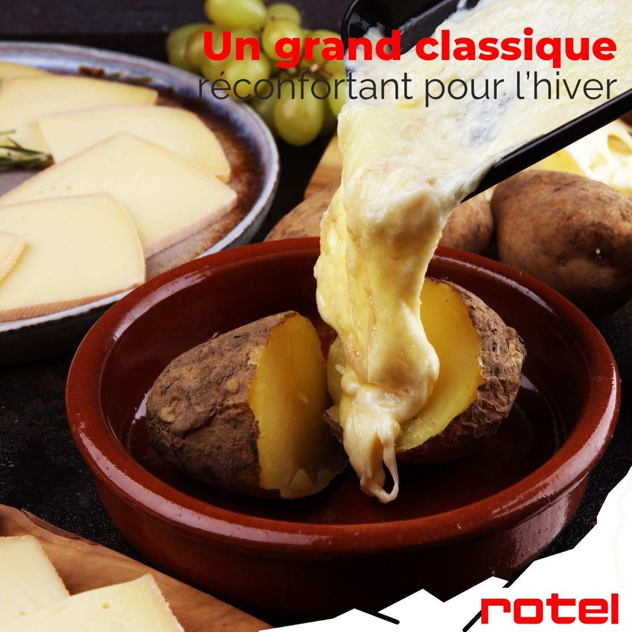 Voir la diapositive 5 : Rotel Lot de 2 poêlons à raclette triangulaires rotel