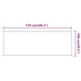 Voir la diapositive 6 : VIDAXL Auvent vertical Blanc 100x270 cm Tissu oxford