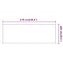 Voir la diapositive 6 : VIDAXL Auvent vertical Blanc 100x270 cm Tissu oxford