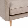 Voir la diapositive 2 : ATMOSPHERA Canapé 3 Places en Tissu  Candice  194cm Beige
