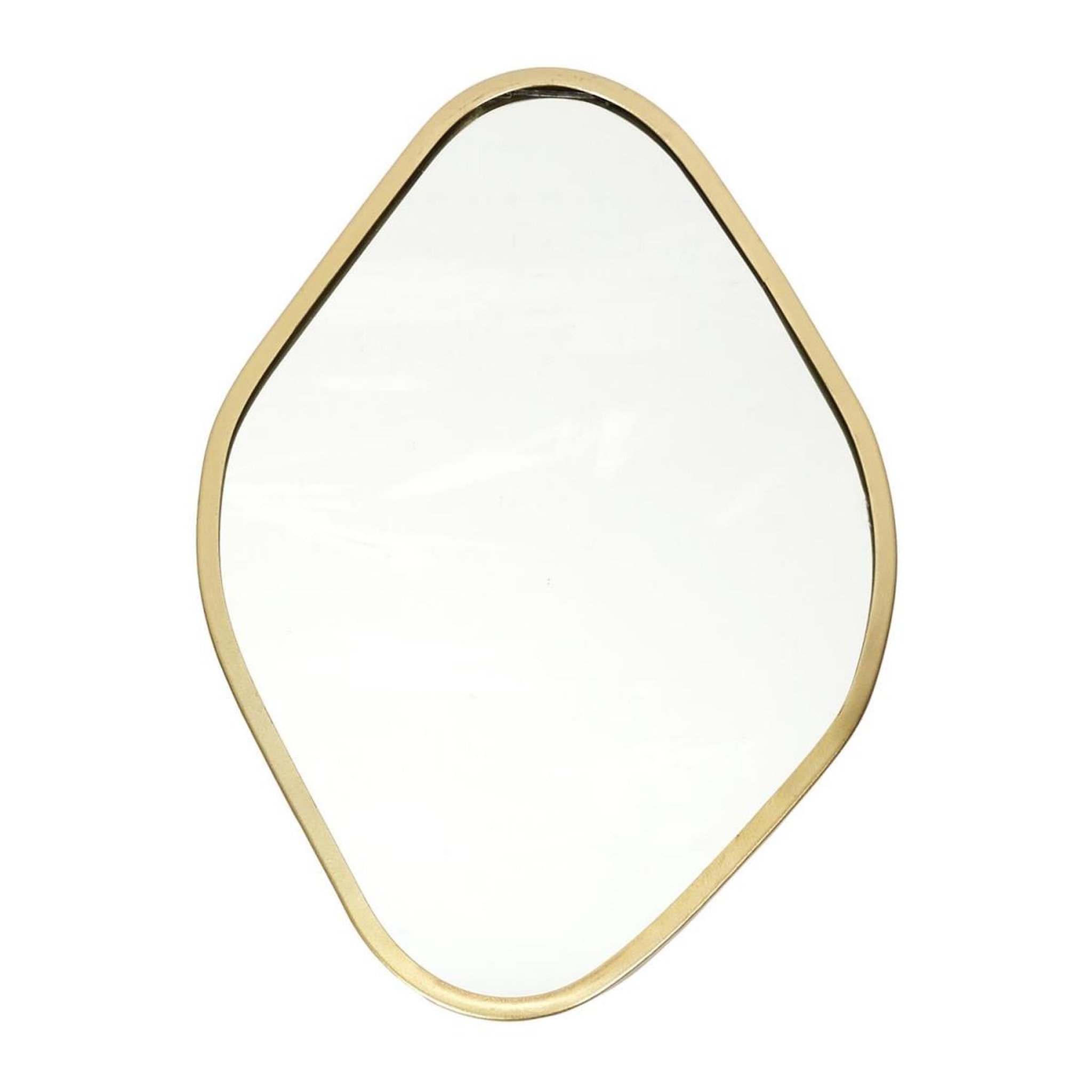 The Home Deco Factory Miroir Mural Déco  Contour Losange  34cm Or
