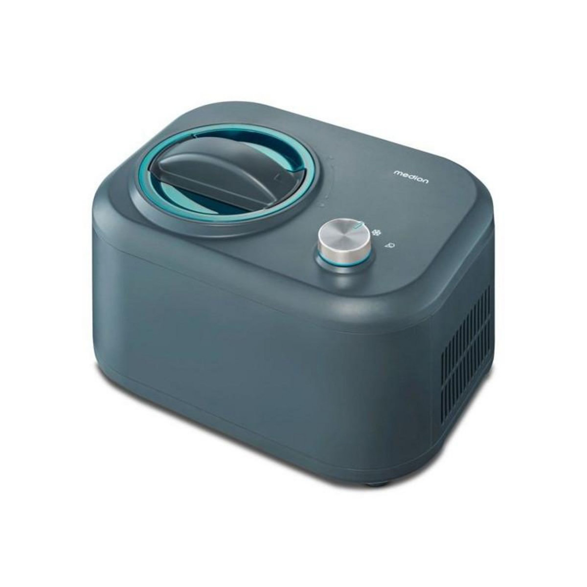 Medion MEDION Machine a glace avec compresseur (convient pour la préparation de cremes glacées, yaourts glacés & sorbets, 1 litre, 1