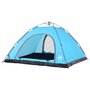 Voir la diapositive 5 : VIDAXL Tente de camping 5 personnes bleu liberation rapide