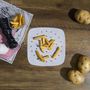 Voir la diapositive 3 : Paris Prix Lot de 25 Feuilles de Cuisson  Friteuse à Air  22cm Blanc