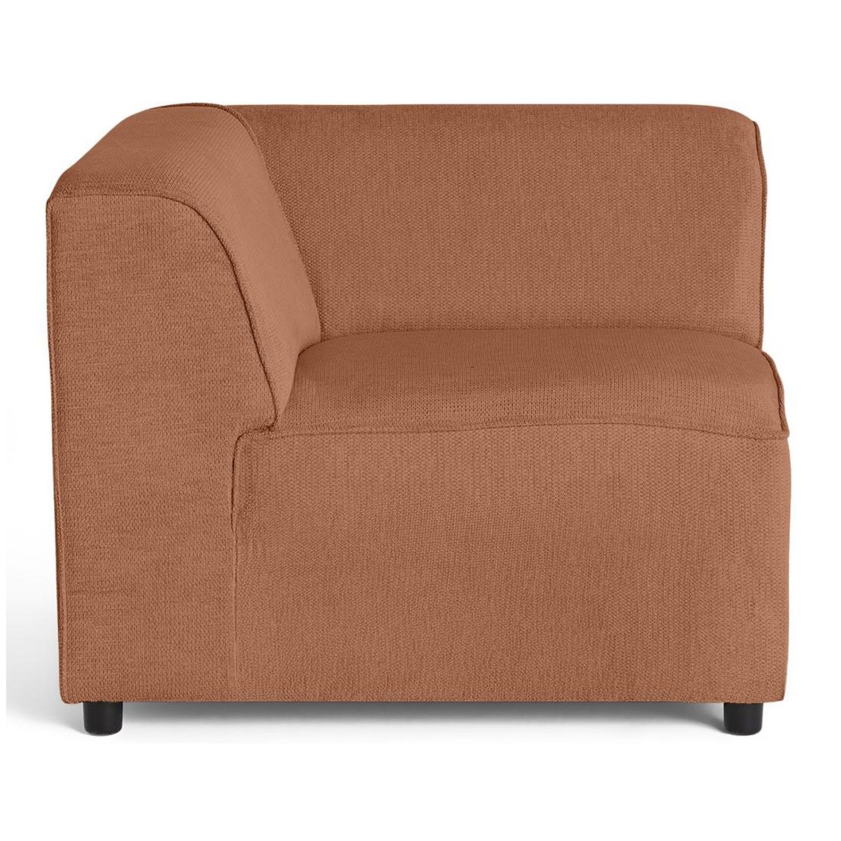 LISA DESIGN Suaro - module d'angle réversible en tissu texturé