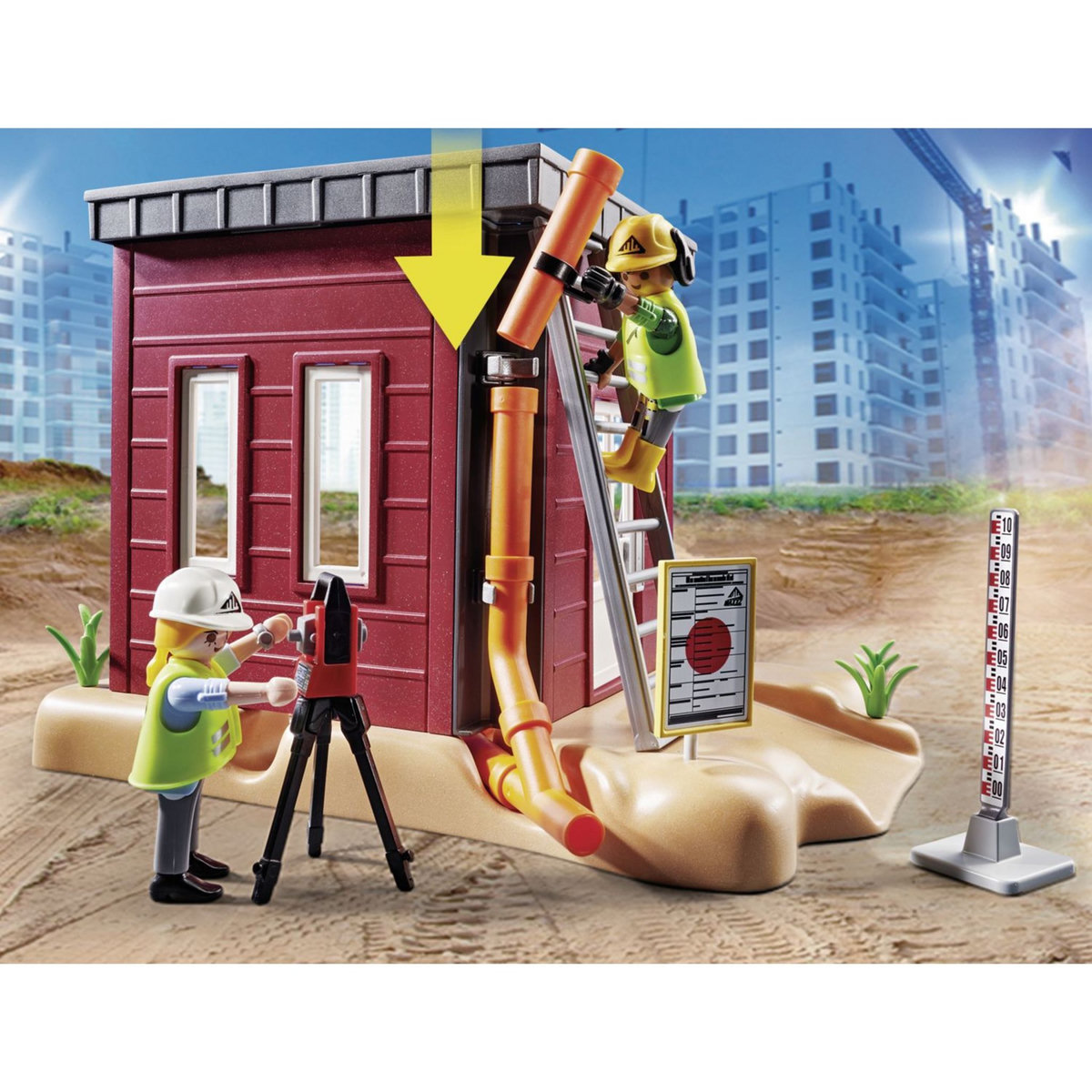 PLAYMOBIL 70443 City action - Mini-pelleteuse et chantier