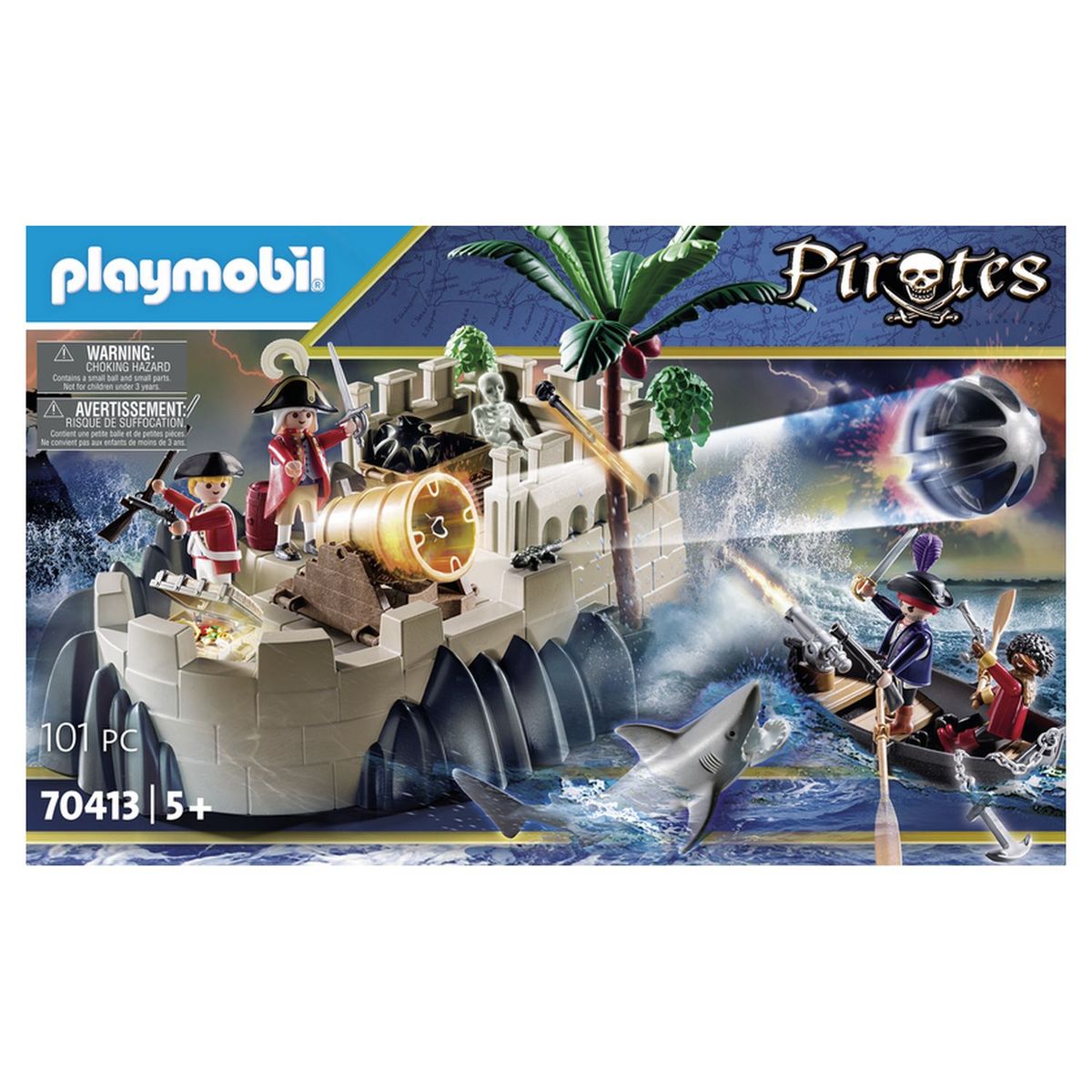PLAYMOBIL 70413 - Pirates - Bastion des soldats