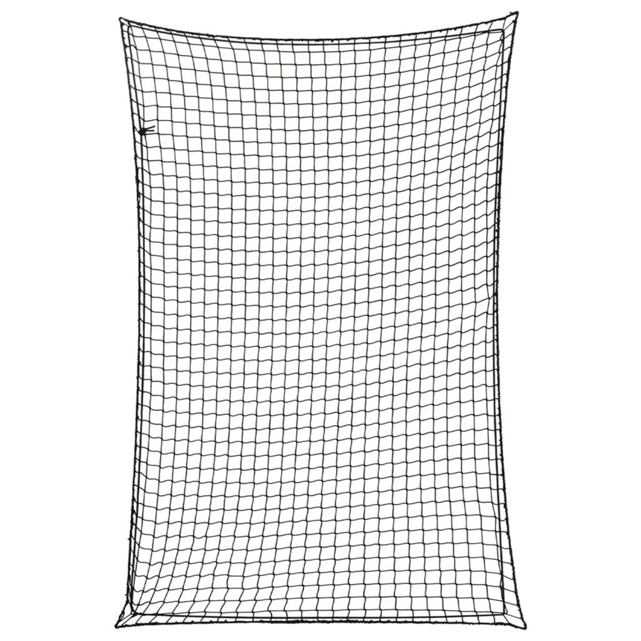 VIDAXL Filet pour remorque avec corde elastique noir 3x2 m PP
