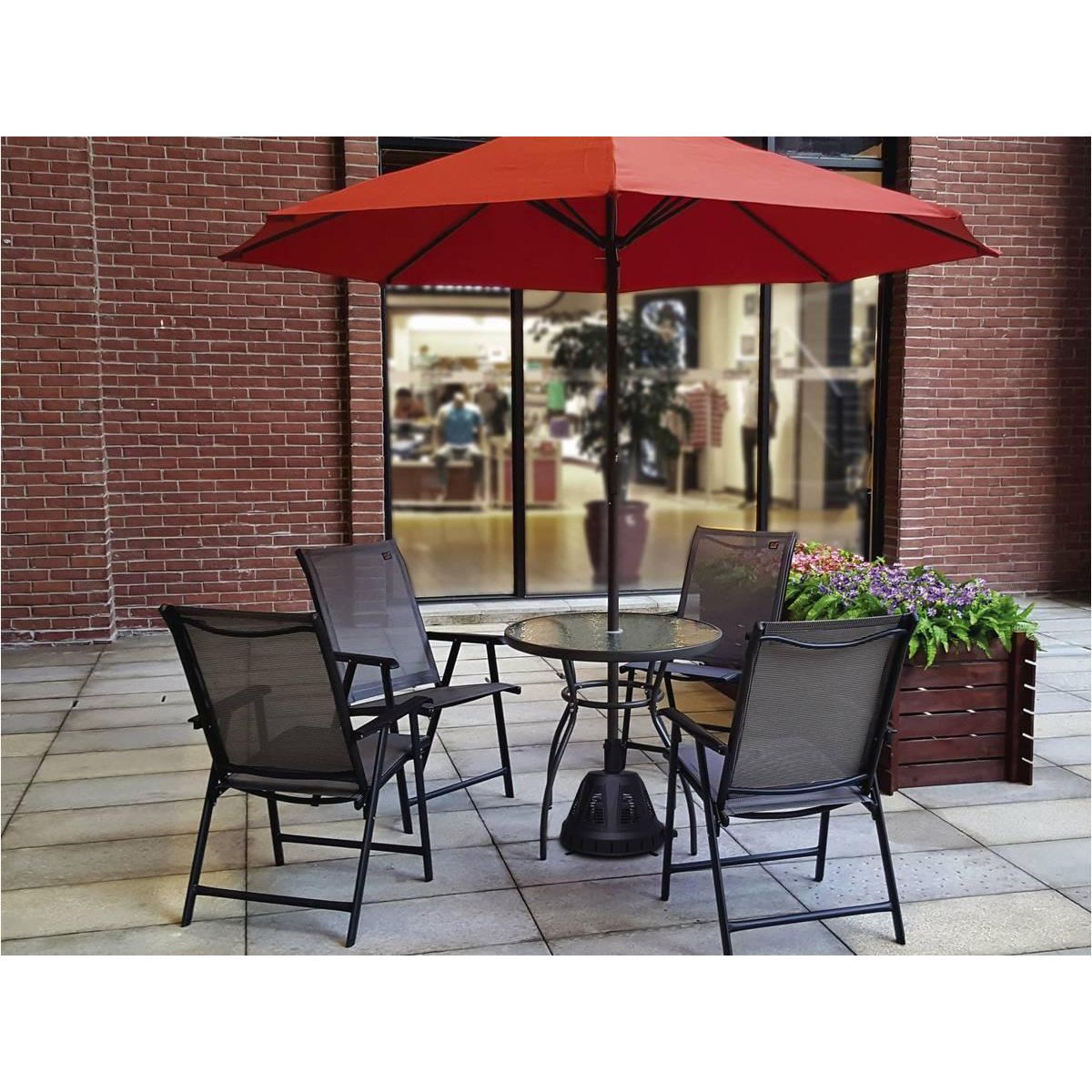 Habitat et Jardin Pied chauffant de parasol  Colas  1500W - Noir