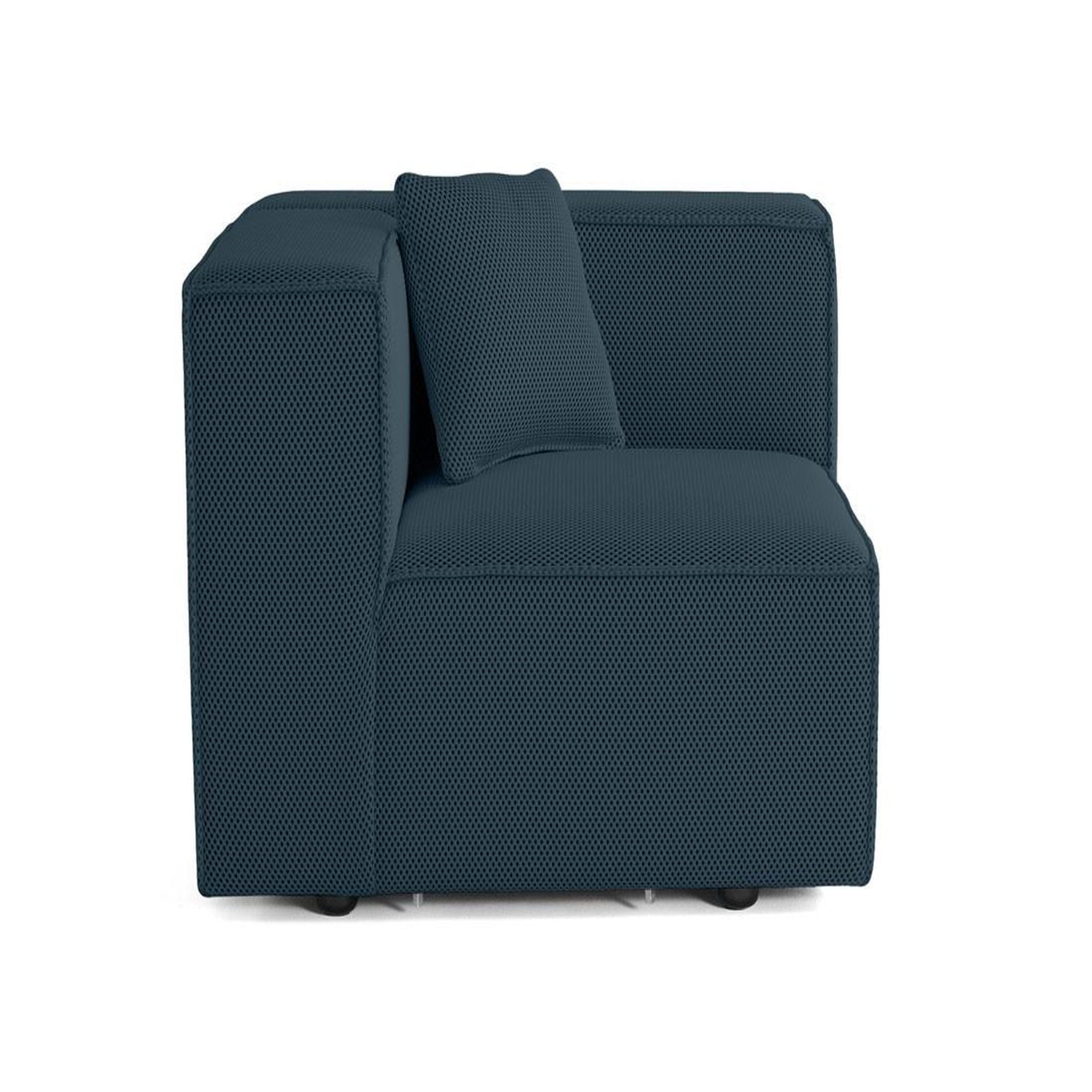 Voir la diapositive 4 : LISA DESIGN Arty - module d'assise droit - en tissu mailles 3d