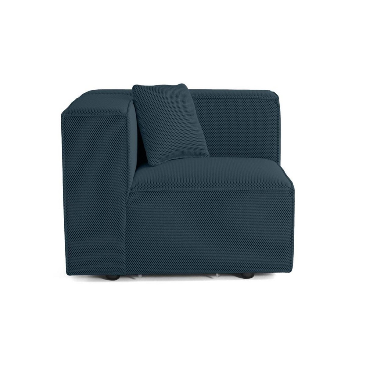 LISA DESIGN Arty - module d'assise droit - en tissu mailles 3d