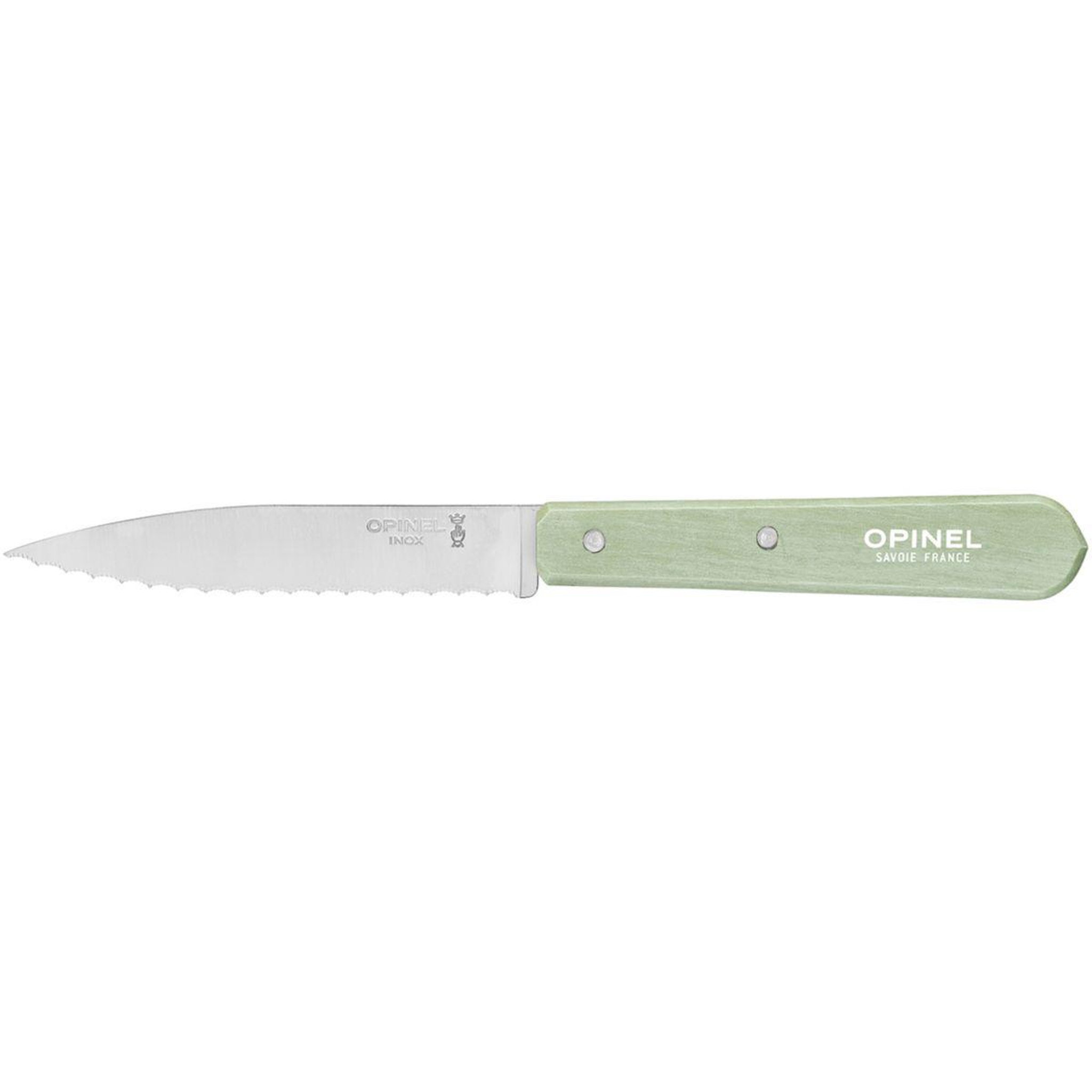 Voir la diapositive 1 : Opinel Couteau Crante N113 Sauge