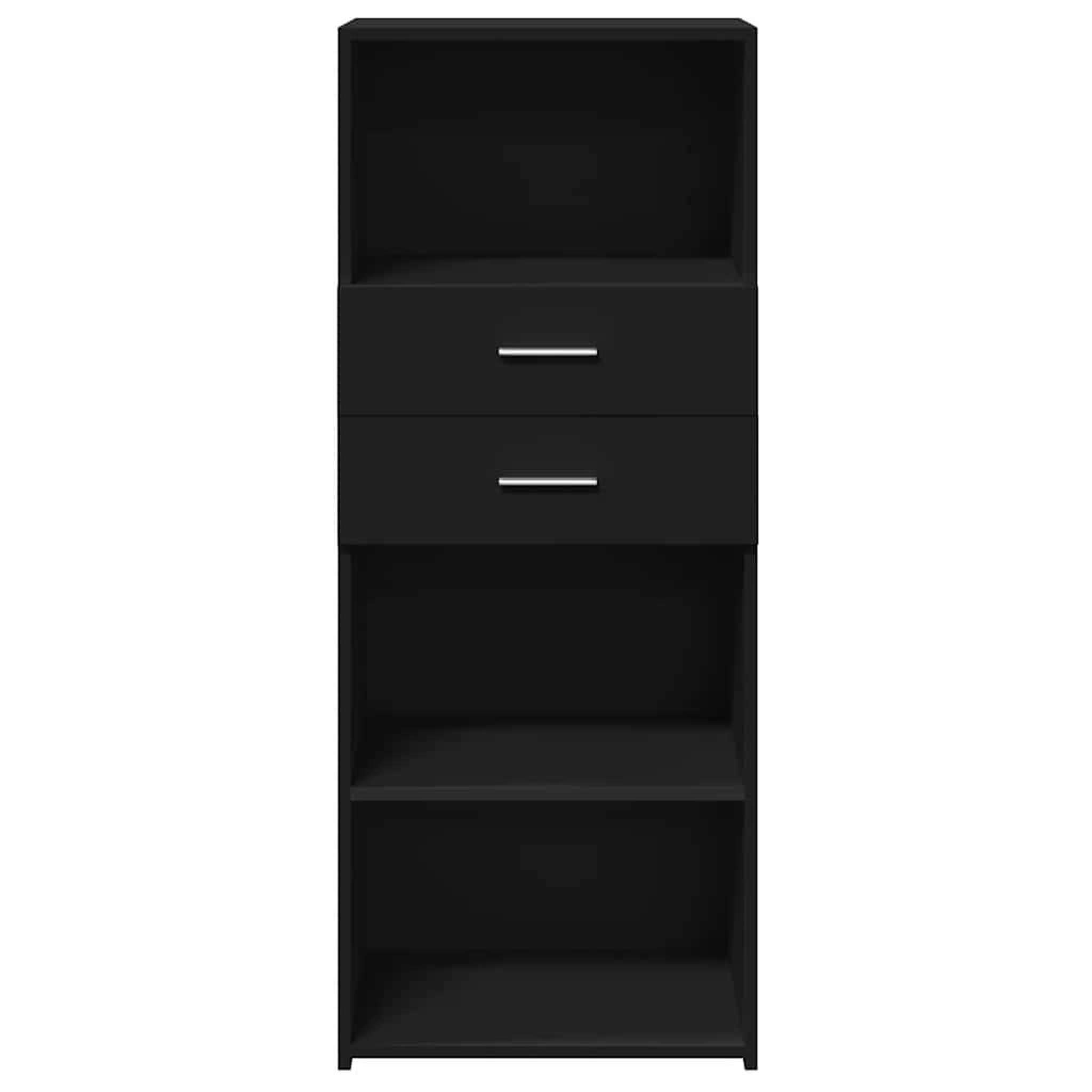 Voir la diapositive 4 : VIDAXL Buffet haut noir 50x42,5x124 cm bois d'ingenierie