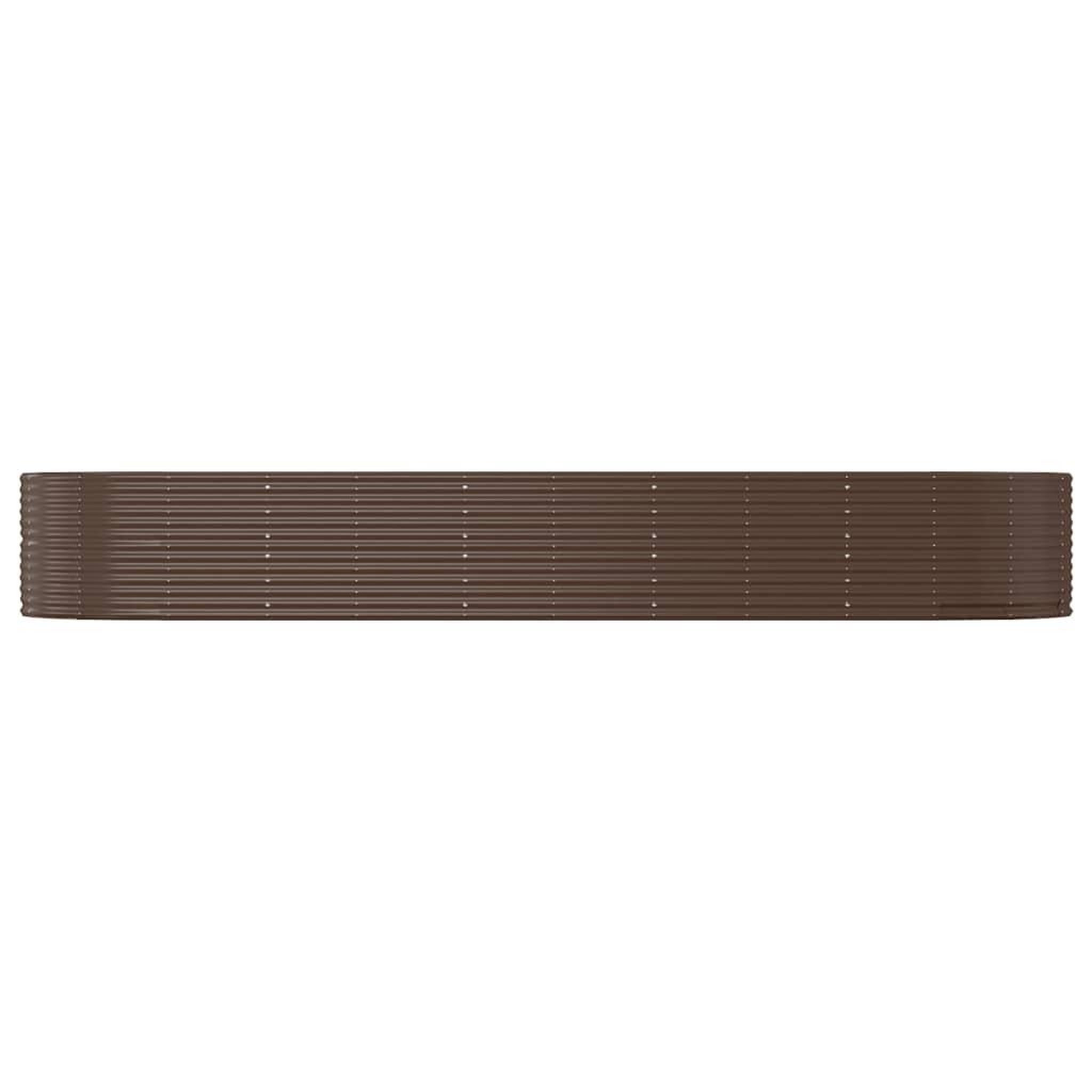 Voir la diapositive 3 : VIDAXL Lit sureleve de jardin Marron Acier enduit de poudre