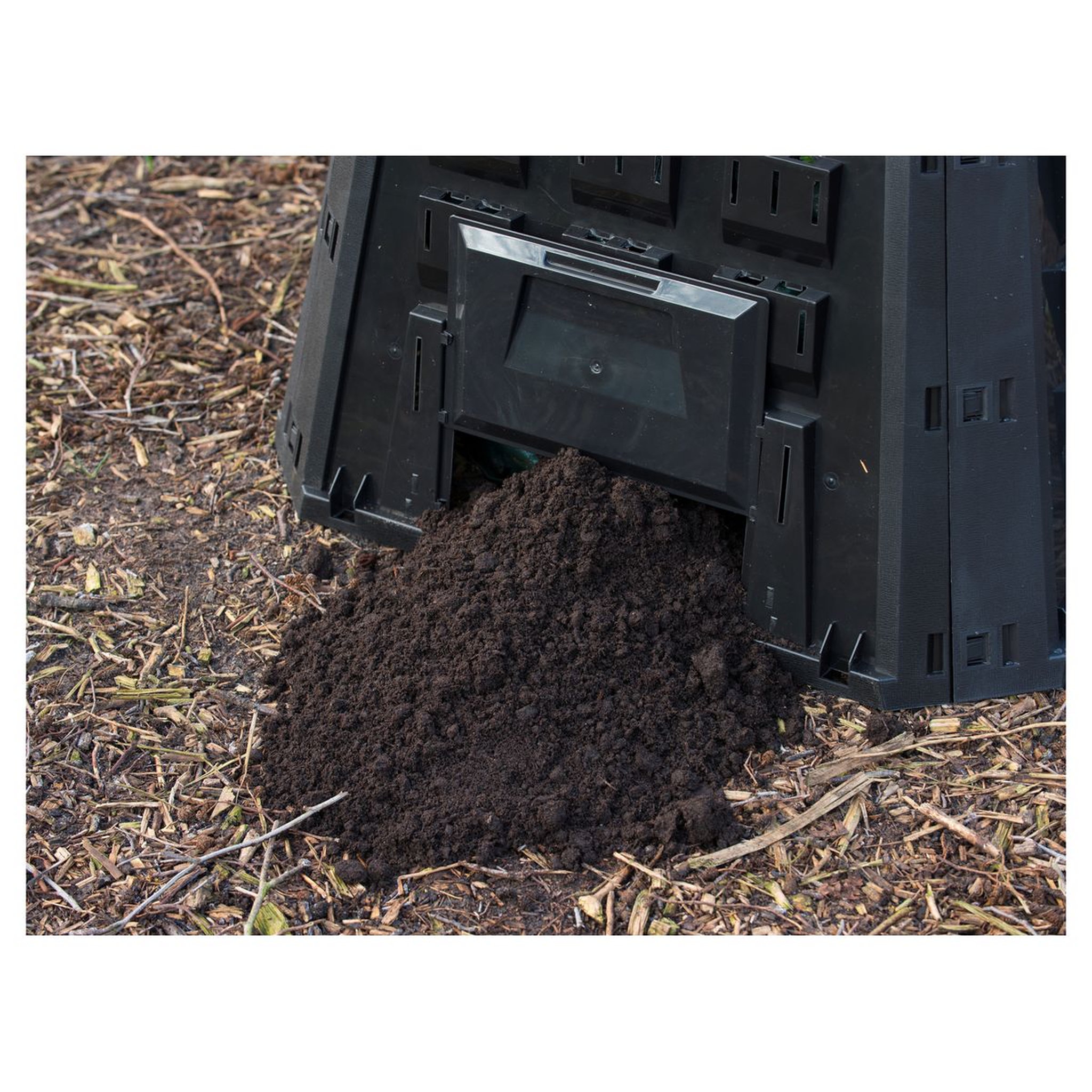 Voir la diapositive 3 : Nature Silo thermocomposteur pliable - 600 litres - Noir
