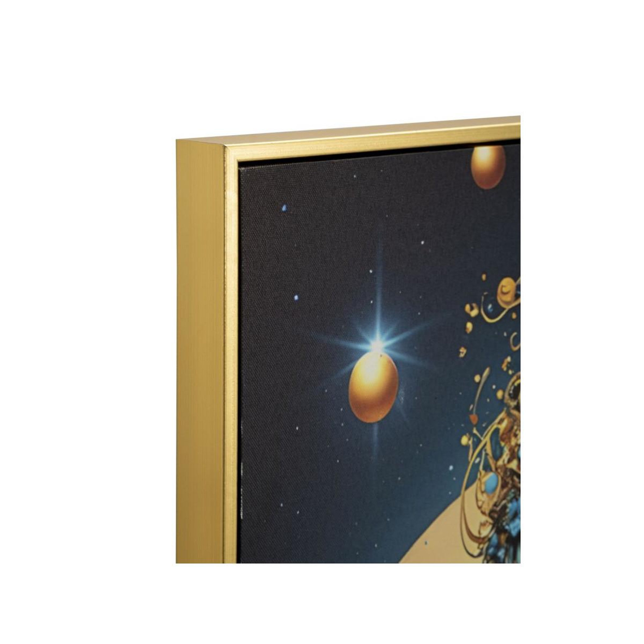 Voir la diapositive 3 : Paris Prix Tableau imprimé à led  minerva ii  60x90cm multicolore