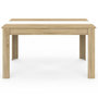 Voir la diapositive 3 : ID MARKET Table à manger rectangle GEORGIA 6 personnes imitation hêtre et blanche 140 x 80 cm