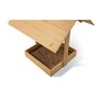 Jardikt Bain de poussière en bois pour poules avec toit