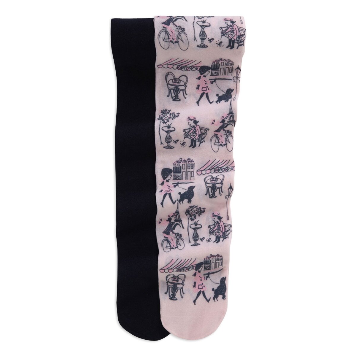 IN EXTENSO Lot de 2 collants fantaisie fille 