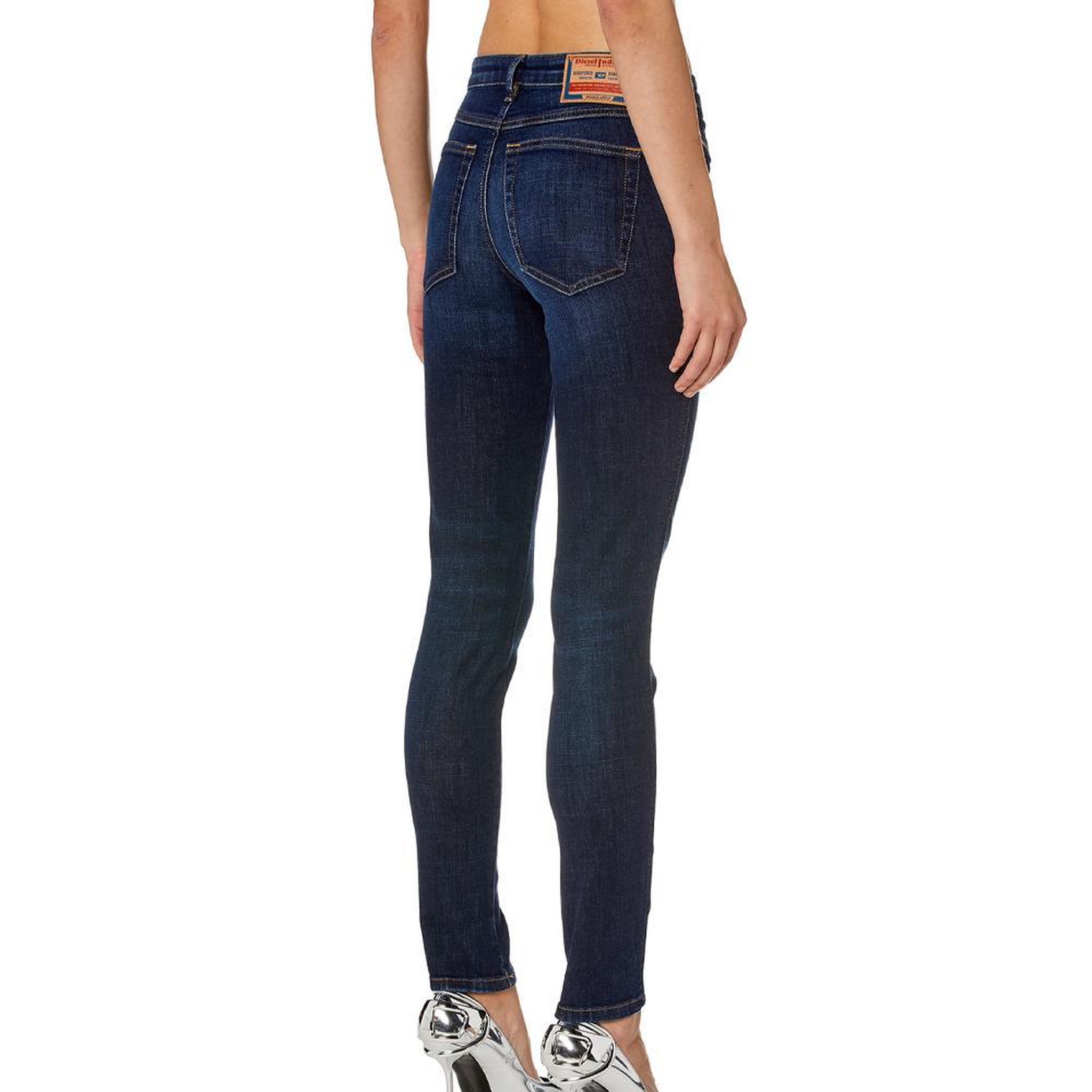 Voir la diapositive 2 : DIESEL Jean Slim  Foncé Femme Diesel Babhila
