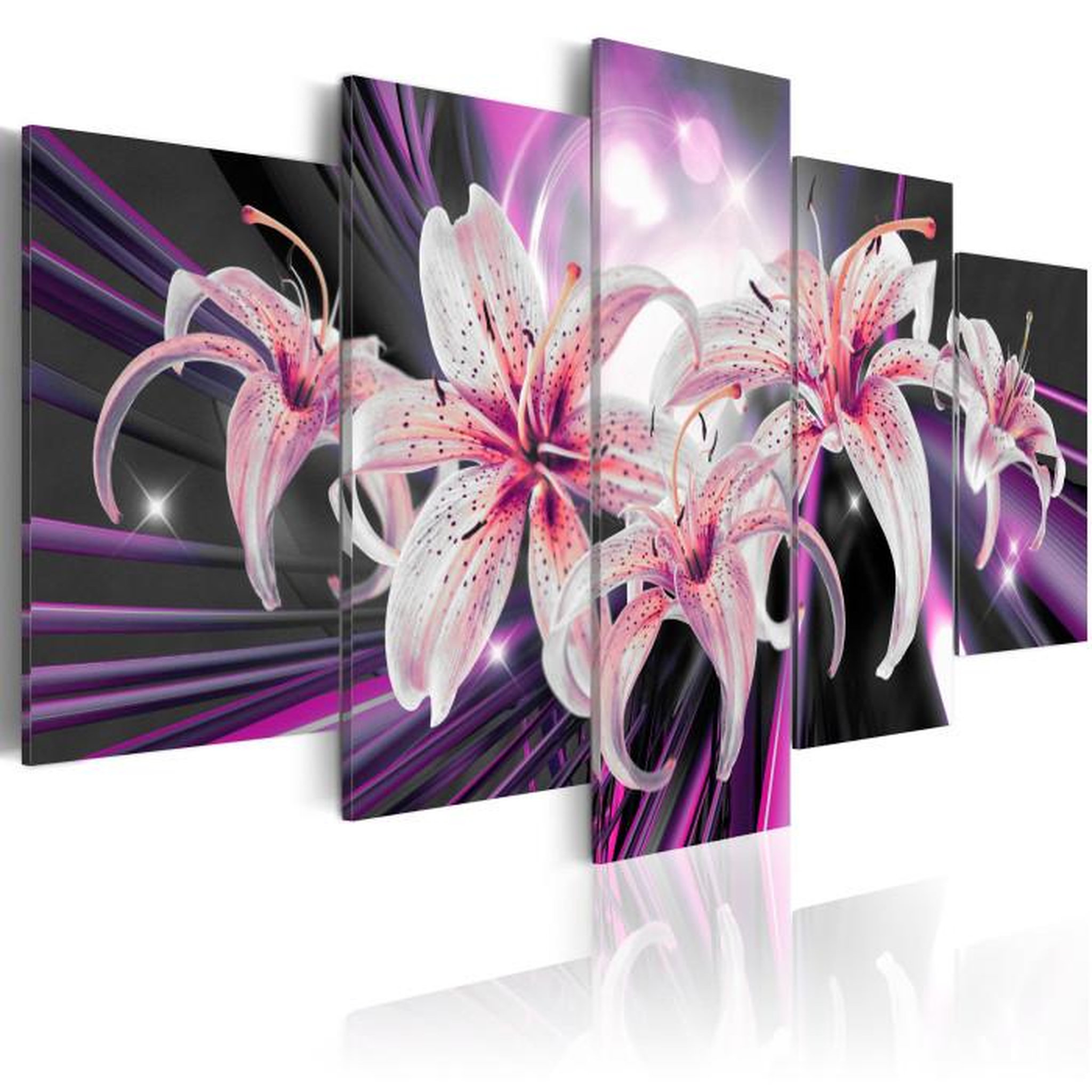 Paris Prix Tableau Imprimé  Violet Inspiration. Coloris disponibles : Multicolore