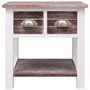 Voir la diapositive 2 : VIDAXL Table d'appoint Marron 40x40x40 cm Bois de Paulownia
