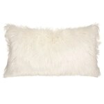 ATMOSPHERA Coussin Imitation Fourrure  Oslo  35x75cm Ivoire