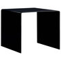 Voir la diapositive 1 : VIDAXL Table basse Noir 50x50x45 cm Verre trempe