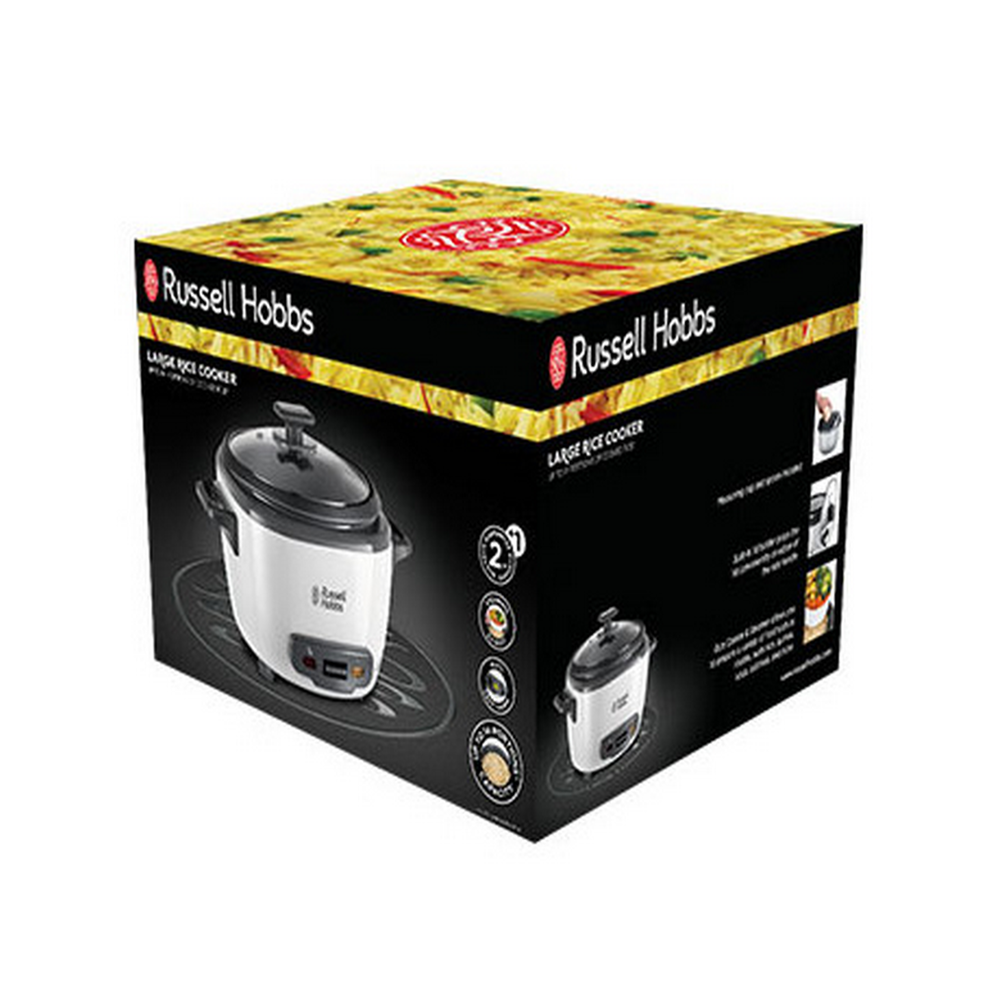 Voir la diapositive 5 : Russell Hobbs Cuiseur à riz 500w avec panier vapeur - 27040-56