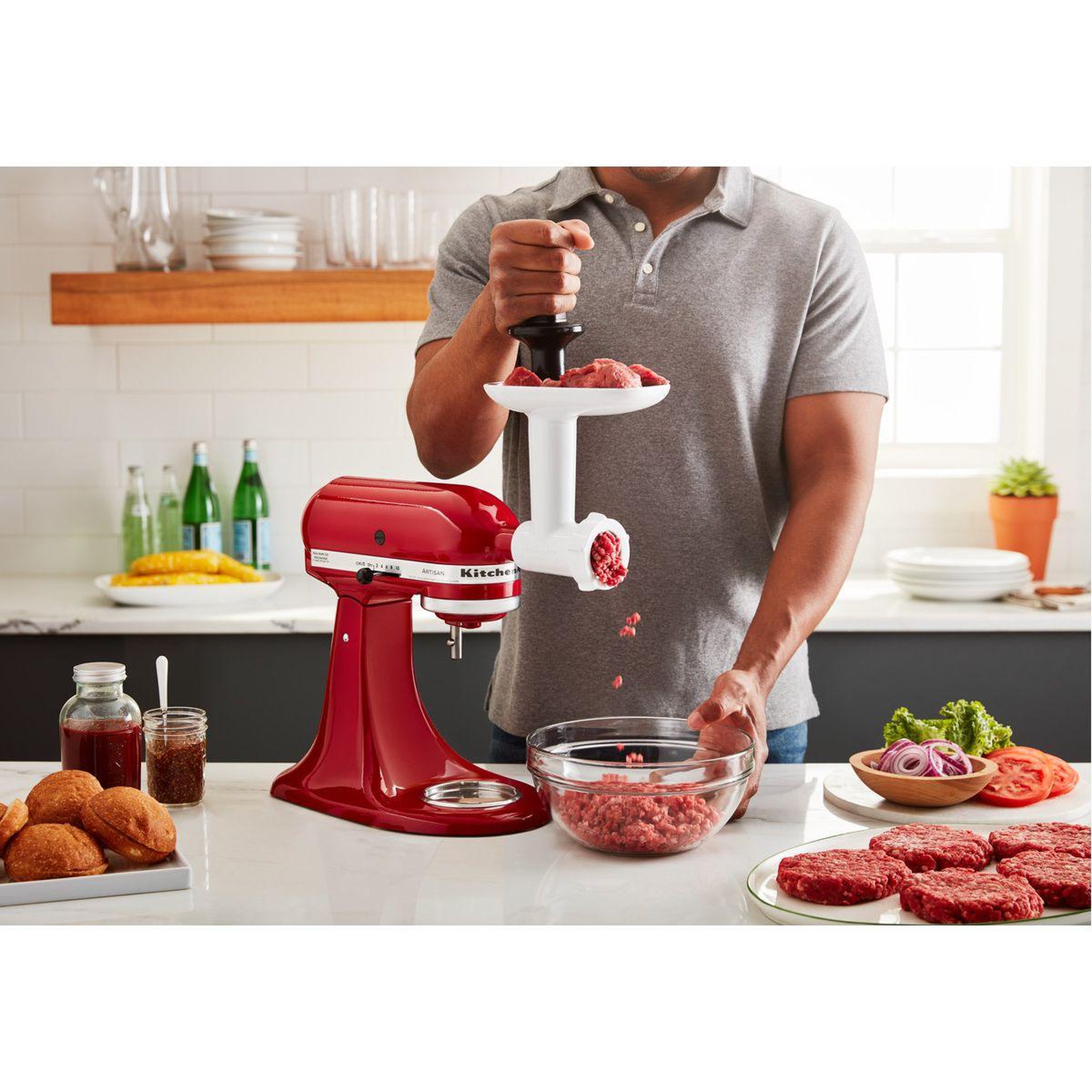 Voir la diapositive 5 : KitchenAid Hachoir 5ksmfga hachoir