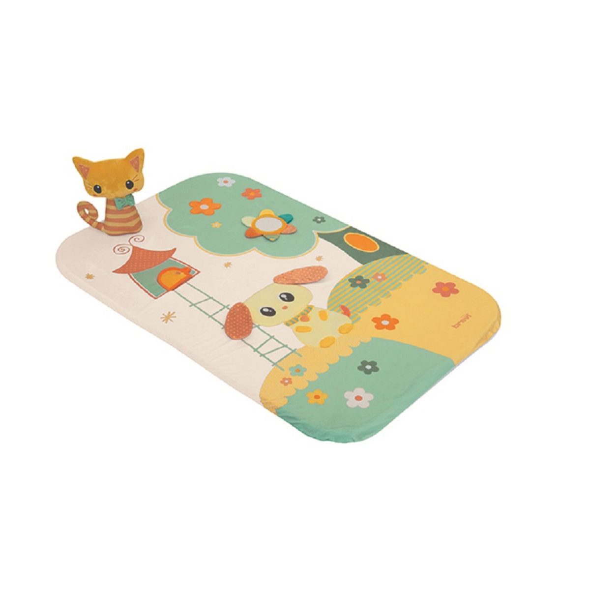 BREVI Parc bébé avec tapis de jeu Soft and Play