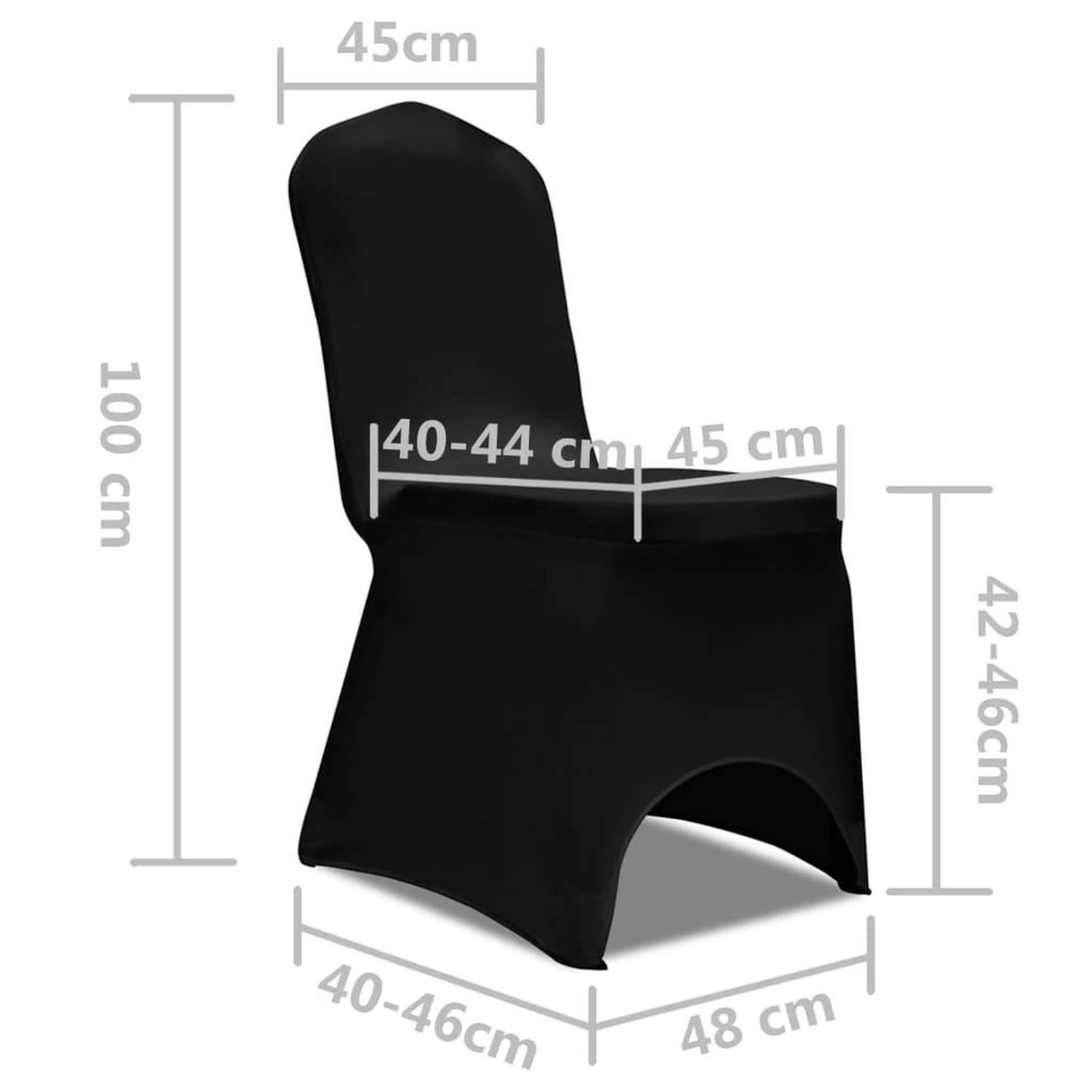 Voir la diapositive 6 : VIDAXL Housse de chaise elastique 50 pcs