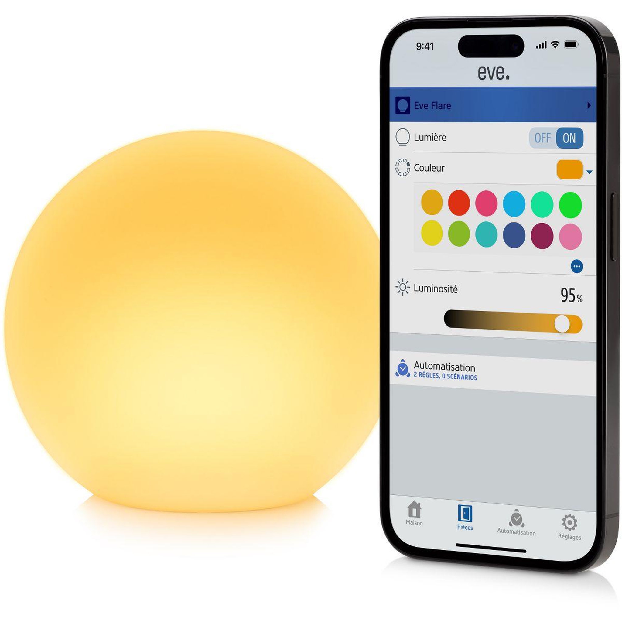 EVE Lampe connectée Flare THREAD