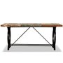 Voir la diapositive 3 : VIDAXL Table a manger Bois de recuperation massif 180 cm
